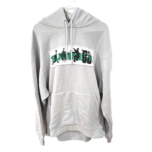 Jordan Size 2XL Men's Gray Union Bephies Beauty Supply Hoodie